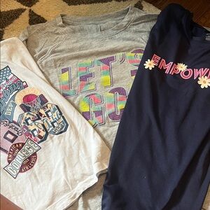 Bundle of 3 girls L tees